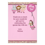 Tu Tu Cute Thank You 3.5"x5" MONKEY GIRL TTC(FLAT) Announcements