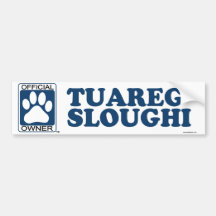 TUAREG SLOUGHI_blue Bumper Sticker