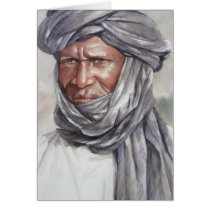 Tuareg Turbaned Man cards