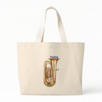 Tuba Tote Bags