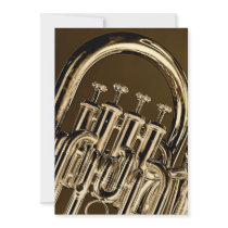 Tuba Band Musician Invitation Card
