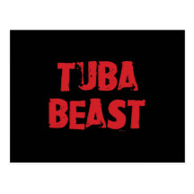Tuba Beast Postcard