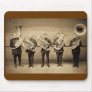 Tuba Cops (Sepia) Mouse Pad