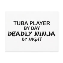 Tuba Deadly Ninja by Night Post Cards