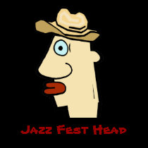 Tuba Head Outback, Jazz Fest Head t-shirts