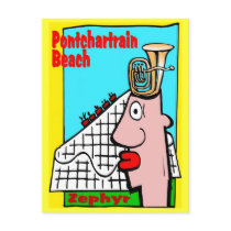 Tuba Head Remembers Pontchartrain Beach postcards