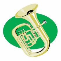 tuba photo sculptures