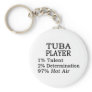 Tuba Player Hot Air Key Chains