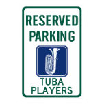 Tuba Players Parking posters