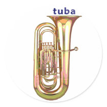 Tuba Sticker