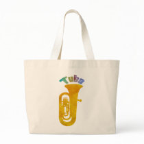 Tuba with Big Fat Sound Tote Bag