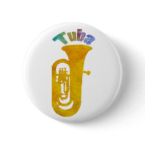 Tuba with Big Fat Sound Pin