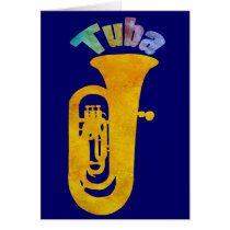 Tuba with Big Fat Sound Cards