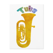 Tuba with Big Fat Sound Post Cards
