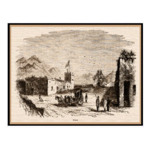 Tubac Presidio 1864 postcard