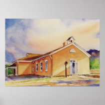 Tubac School, 1885   Canvas Print