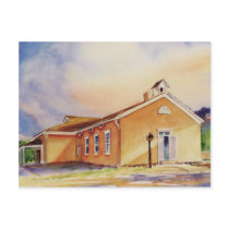 Tubac School, 1885 Postcard