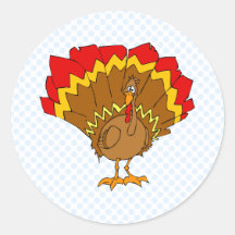 Tubby Turkey Sticker