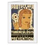 Tuberculosis Prevention 1938 WPA Greeting Card