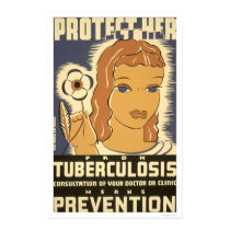 Tuberculosis Prevention 1938 WPA posters by lc_wpa Tuberculosis Prevention 1938 WPA posters