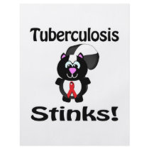 Tuberculosis Stinks Skunk Awareness Design Custom Flyer