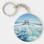 Tubing on Pyramid Lake Key Chains