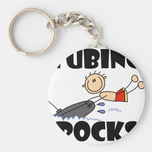 Tubing Rocks T-shirts and Gifts Keychain