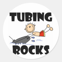 Tubing Rocks T-shirts and Gifts Stickers