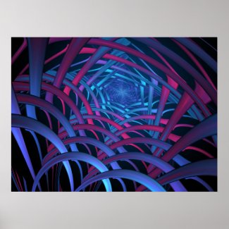 Tubular Fractal print