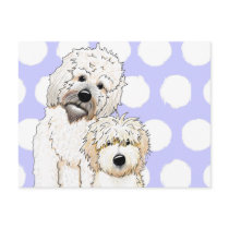 Tucker and Scout PetCature Portrait postcards