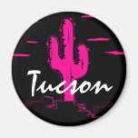 Tucson Arizona Neon Desert Nights Saguaro Cactus Magnets