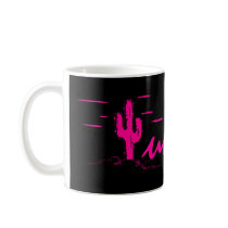 Tucson Arizona Neon Desert Nights Saguaro Cactus Coffee Mug