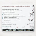 TuDiabetes.com  Mousepad |White Line|