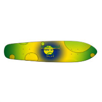 Tudo Bem! Brazil Flag Colors Pop Art Skateboard
