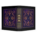 tudor era blue velvet binders