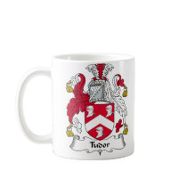 Tudor Family Crest mugs by coatsofarms Tudor Family Crest mugs