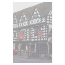 Tudor House Inn, Warwick, Warwickshire, U.K. Customized Stationery