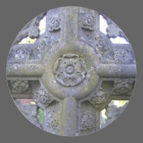 Tudor Rose Gravestone stickers
