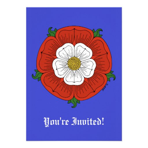 Tudor Rose Invitation