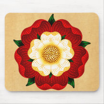 Tudor Rose Mouse Pads