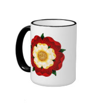 Tudor Rose mugs by opheliasart Tudor Rose mugs