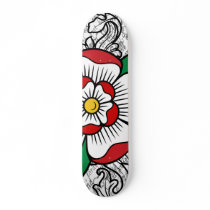Tudor Rose Skateboard Deck