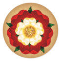 Tudor Rose stickers