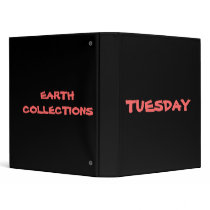 TUESDAY EARTH COLLECTIONS BINDERS