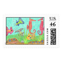 Tuesday Morning Aquarium postage