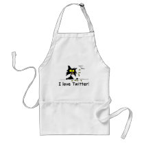 Tuff Kitty loves Twitter aprons