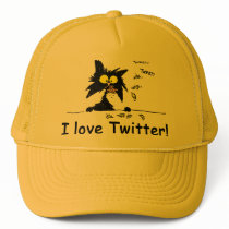 Tuff Kitty loves Twitter hats
