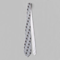 Tufted Puffin tie