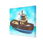 Tug Boat Gallery Wrapped Canvas