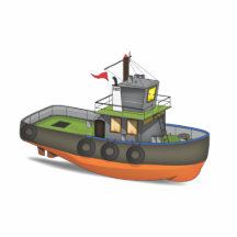 Tug Boat Photo Sculptures